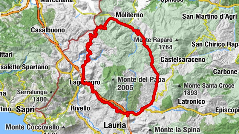 Lauria - Pecorone - Valico dei Cerri - Sirtaki