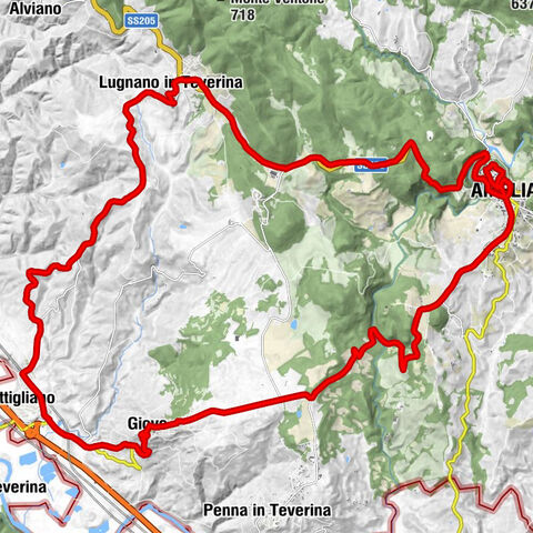 Attigliano-Bomarzo - Chiesa della Maestà - Chiesa di San Francesco - Chiesa di Santa Lucia