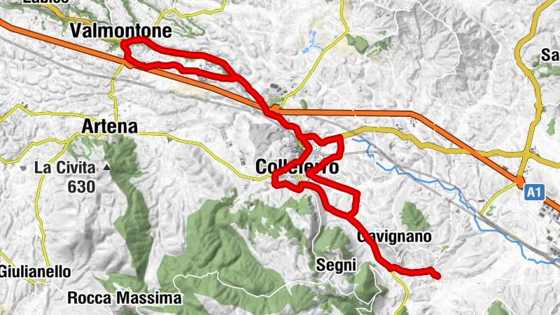 Colleferro - La fontanina - Valmontone