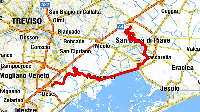 Gaggio Porta Est - Marcon - San Magno Vescovo - Musile di Piave