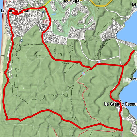Lacanau - La Grande Escourre - Saucinon - Carrefour du Lion