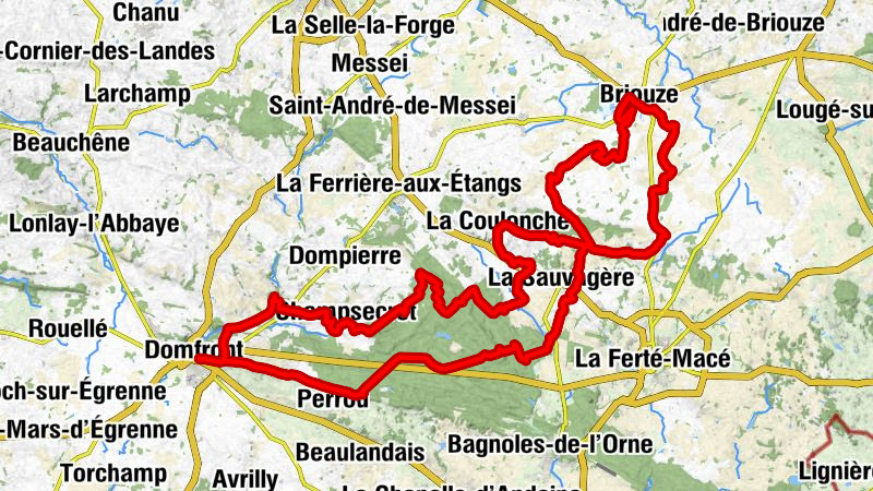 Domfront - Église Notre-Dame - Église Saint-Gervais et Saint-Protais - Mont en Gérôme
