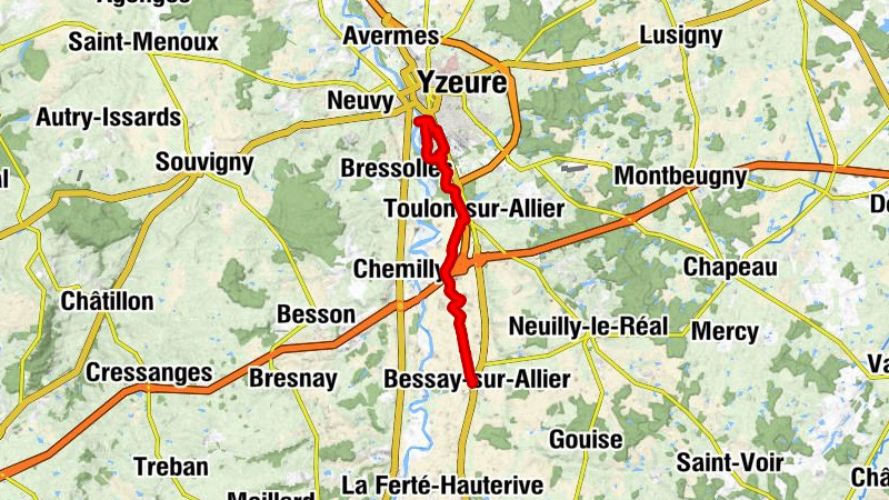 Bessay-sur-Allier - Les Crachats - Le Moutier - Chapelle de Nazareth