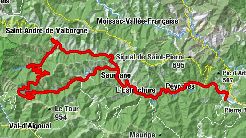 Train des Cevennes - Saint Jean du Gard - Temple - Le Panier Fleuri