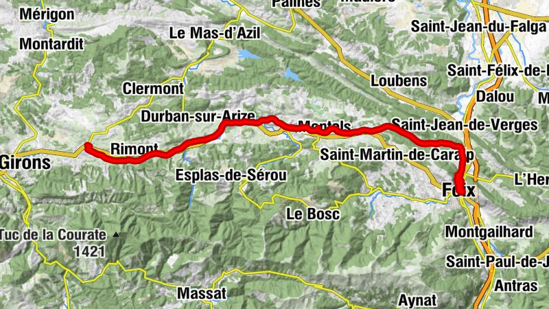 La Baure - Lescure - Abbatiale Saint-Volusien - Foix