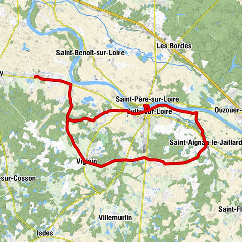 Neuvy-en-Sullias - Église Saint-André - Église Saint-Aignan - Église Saint-Germain