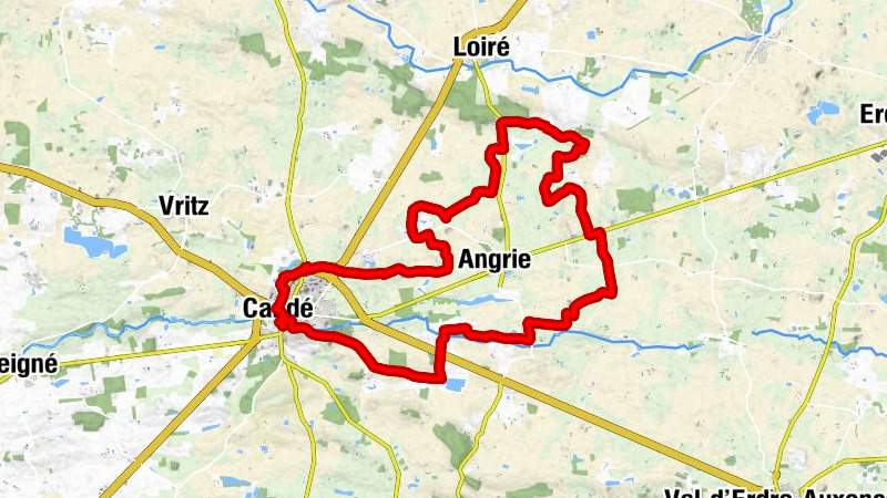 Candé - Montlambert - Les Erdres Gaudinières - La Marchandaie
