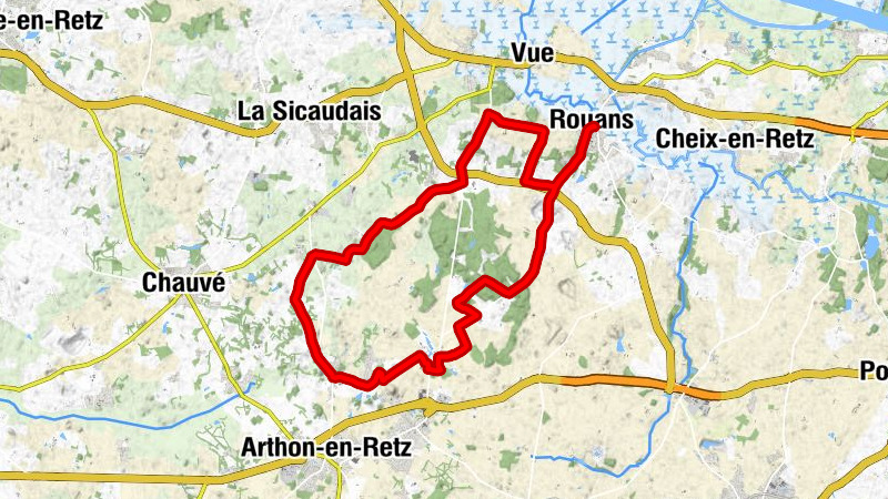 Rouans - Église Saint-Martin - La Cavenière - La Biche