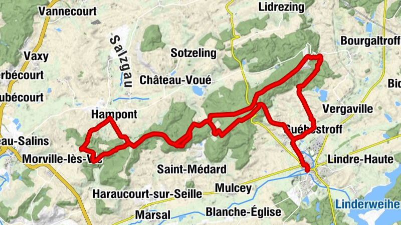 Dieuze - Guénestroff - Val-de-Bride - Hampont