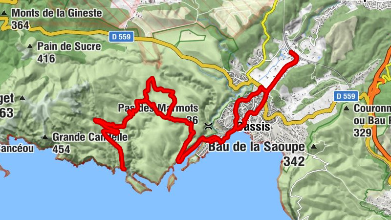 Cassis - La Loco - Les Collègues - Gouffres Martel