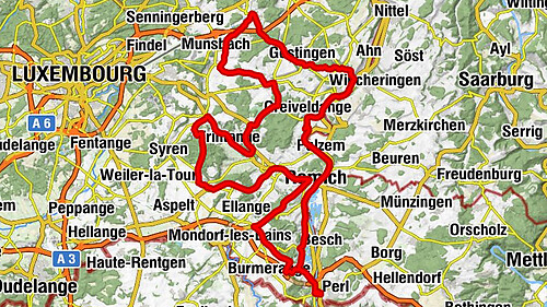 Perl-Schengen - Saint-Sébastien - Haupeschkierch - Jakobuskierch