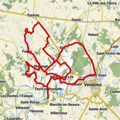 Thoré la Rochette - Église Saint-Hilaire - Église Saint-Lubin - Église Saint-Pierre