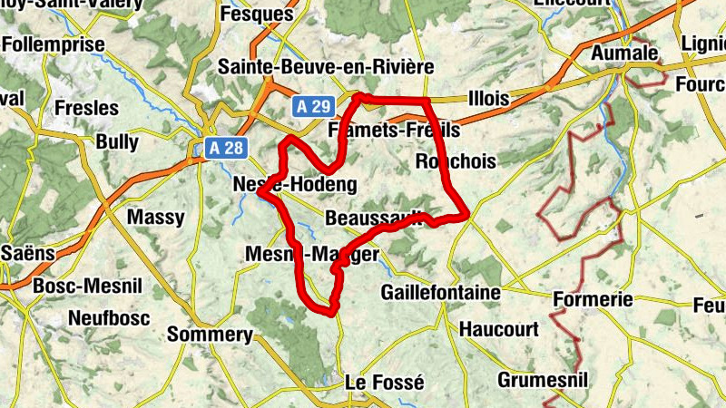 Conteville - Église Saint-Germain - Église Saint-Pierre - Mortemer