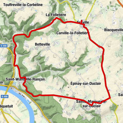 Le Bourg - Église Saint-Martin - Église Notre-Dame - Fréville