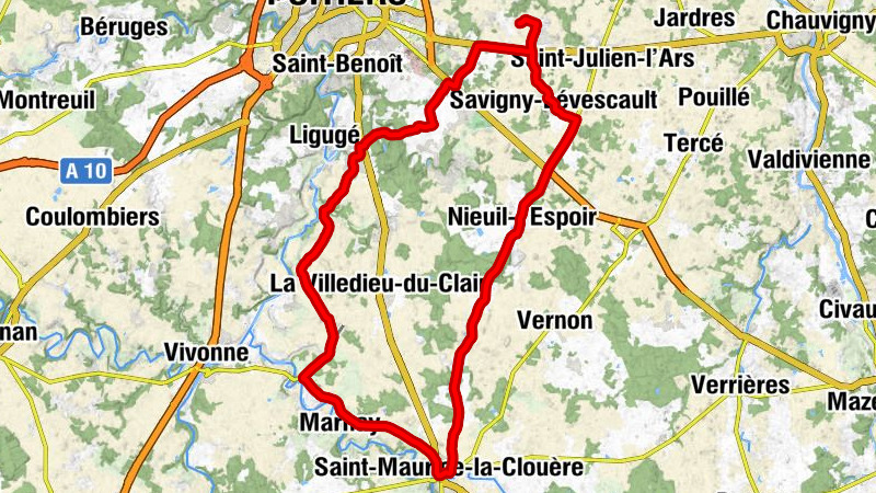 Sèvres-Anxaumont - Église Saint-Maurice - Église Saint-Martin et Saint-Fiacre - Église Saint-Gervais-et-Saint-Protais