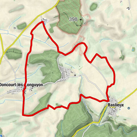 Baslieux - Praucourt - La Croix Picard - Doncourt-lès-Longuyon
