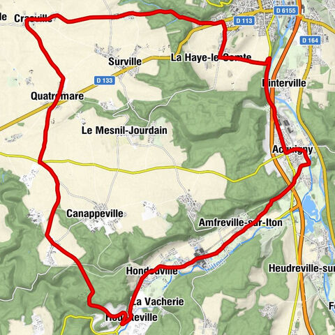 Hondouville - Auberge du Cheval Blanc - Église Notre-Dame - Le Domaine d'Amfreville