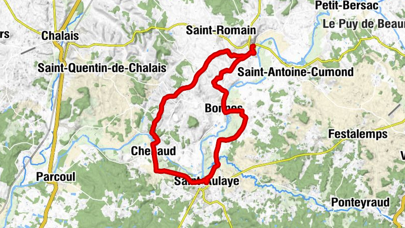 Aubeterre-sur-Dronne - Chez Moignard - Église Sainte-Eulalie - Le Bourg