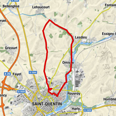 Saint-Quentin - Le Tronquoy - Omissy - Église Notre-Dame de Remicourt