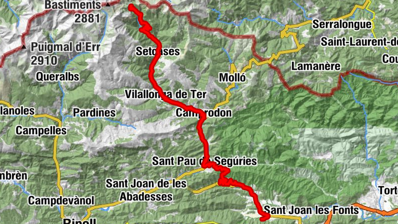 Santa Margarida de Bianya - Mare de Déu del Carme - Sant Esteve de Llanars