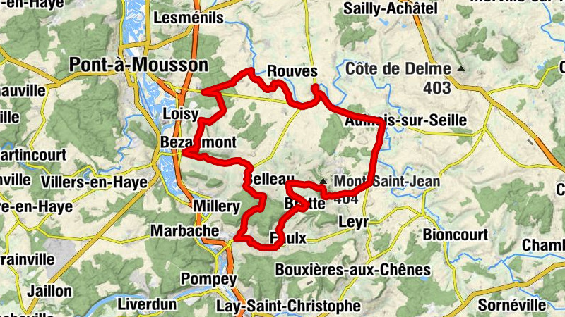 Nomeny - Col de Moivrons - Église de la Nativité-de-la-Vierge - Col de Bratte