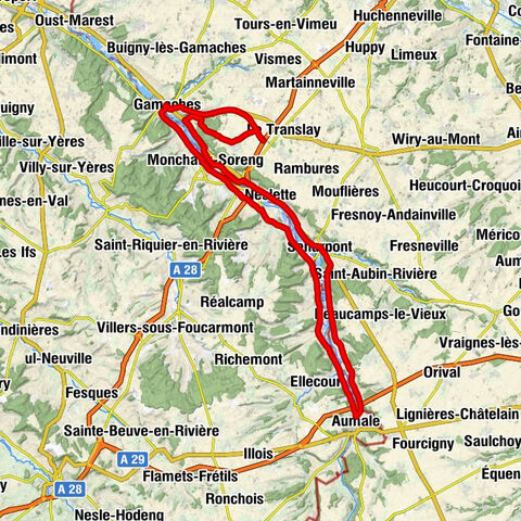 Busménard - Mont d'Ortie - Église Saint-Germain - Église Saint-Étienne