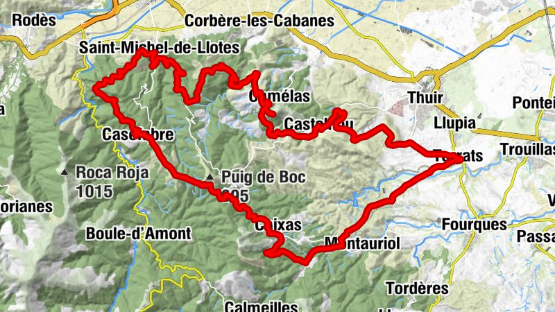 La Terrasse - Église Saint-Martin-de-la-Roche - Église Saint-Amans de Montauriol - Los Coumails