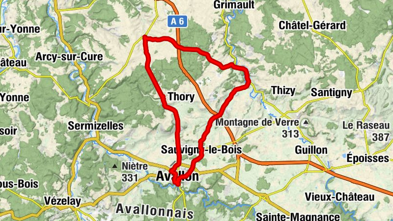 Joux-la-Ville - Collégiale Saint-Lazare - Église Saint-Martin - Église Notre-Dame