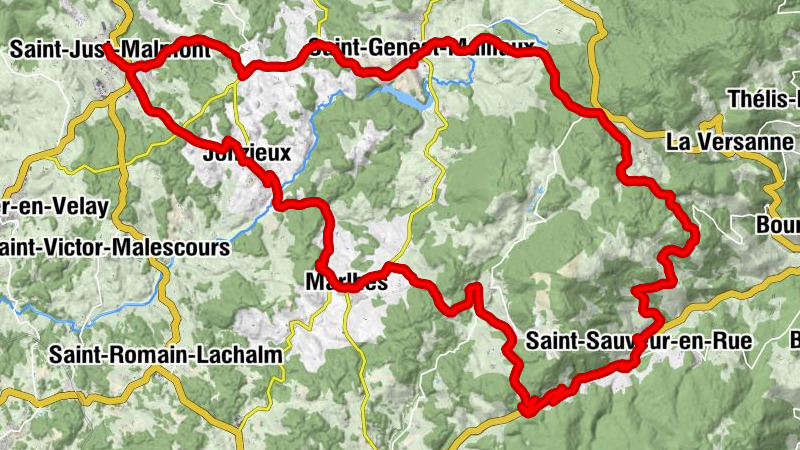 Saint-Just-Malmont - Église Saint-Romain - Église Saint-Blaise - Église Saint-Genest