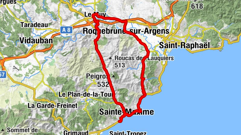 Maxim' Plage - Chapelle Saint-Pierre - Col du Gratteloup - King Seng Wok