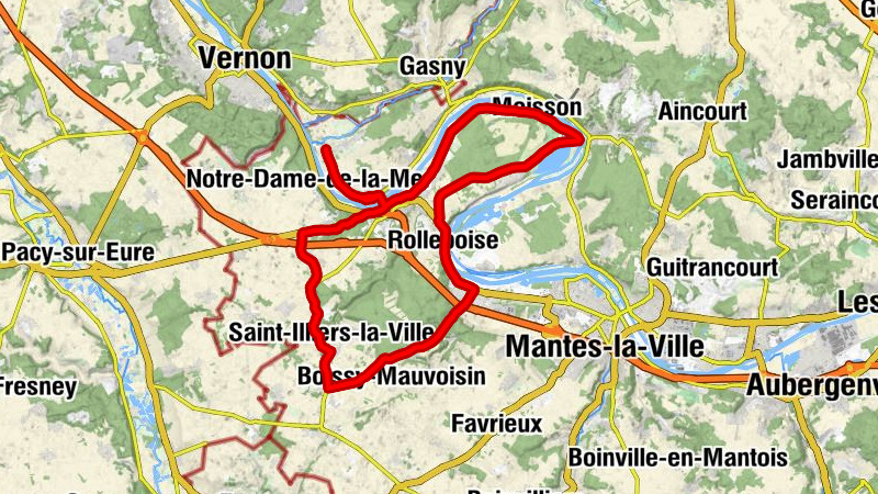 Villez - Église Saint-Hilaire - Église Saint-Léger et Sainte-Barbe - Église Saint-Ouen