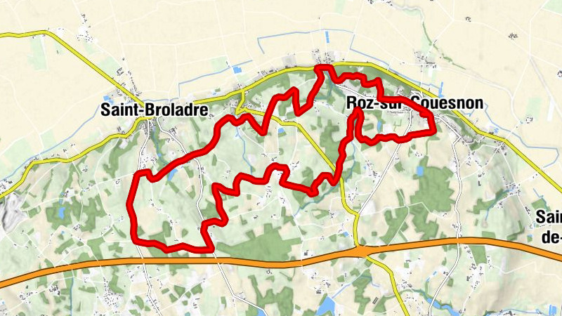 Roz-sur-Couesnon - Église Saint-Martin-de-Tours - La Ville Béton - La Poultière