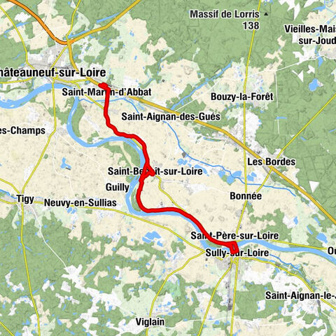 Le Bourg - Saint-Martin-d'Abbat - Germigny-des-Prés - Église de la Très-Sainte-Trinité