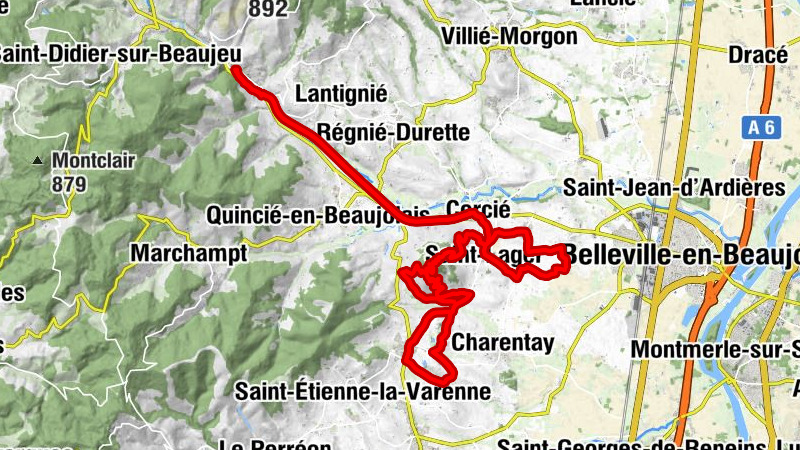 Au tonneau - Église Saint-Léger - Mont Brouilly - Beaujeu