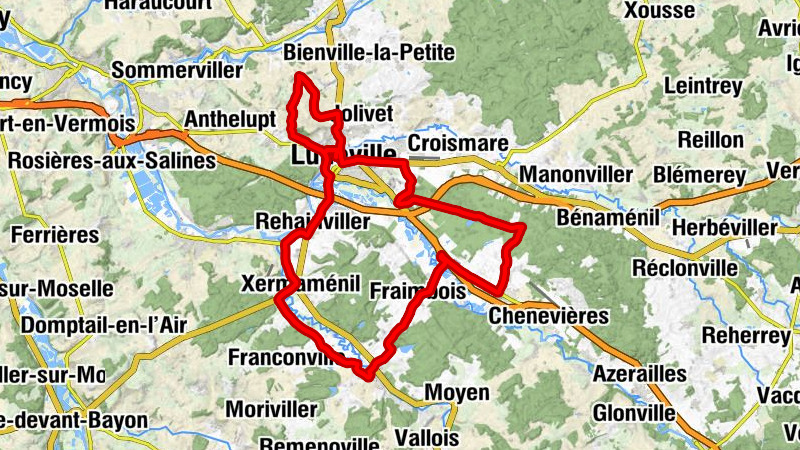 Lunéville - Église Saint-Martin - Haut de Galin - Haut du Mont