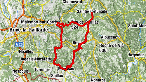 Sainte-Fortunade - Église Saint-Pierre ou Saint-Sauveur - Église abbatiale Saint-Étienne - Église Sainte-Foy-d'Agen