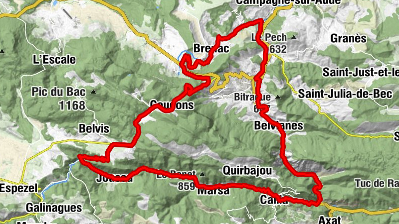 Quillan - Les Trois Chemins - Brenac - Église Sainte-Marie