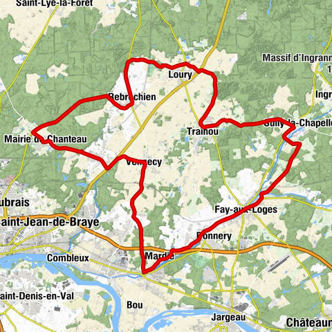 Ancienne gare Marigny les Usages - Église Saint-Rémy - Église Saint-Pierre - Église Saint-Étienne