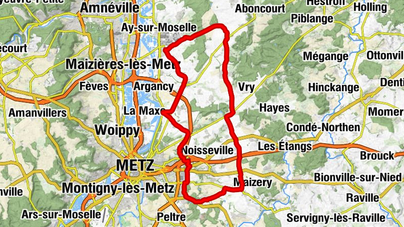 Pointes des Quartiers - Église Saint-Marcel - Église Saint-Jean-Baptiste - Grange-aux-Bois