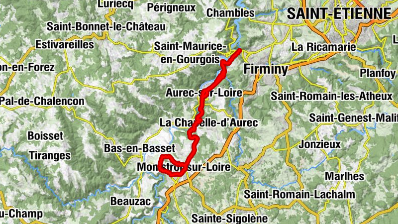 Bas-Monistrol - Le Pinet - Monistrol-sur-Loire - Malfrayt