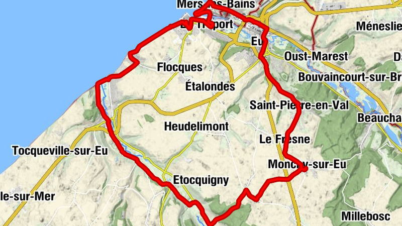 Monchy-sur-Eu - Église Saint-Riquier - Église Notre-Dame de la Nativité - Église Saint-Jacques du Tréport