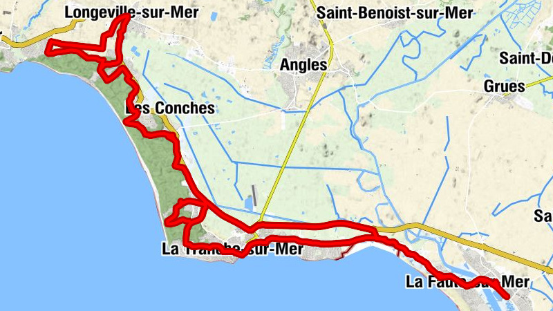 L'Aiguillon-sur-Mer - La Faute-sur-Mer - Les Violettes - Le Port Puant