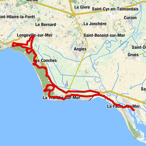 L'Aiguillon-sur-Mer - La Faute-sur-Mer - Les Violettes - Le Port Puant