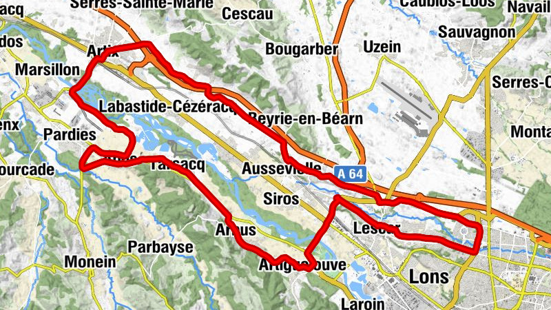 Abos - Église Saint-Jacques - Église Saint-Pierre - Pau