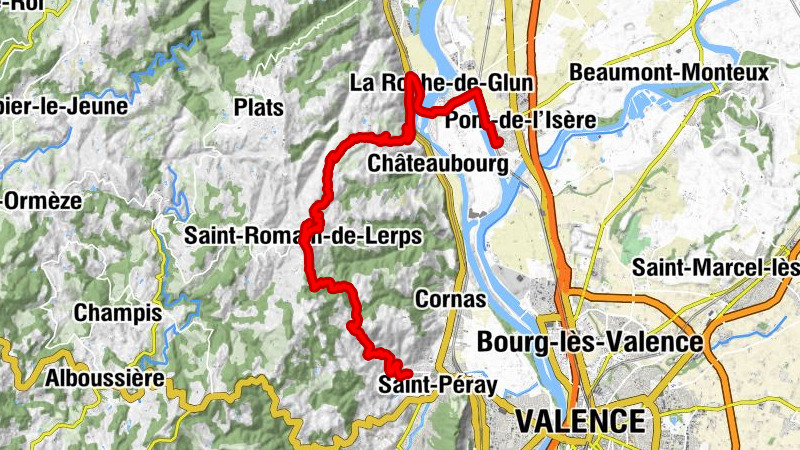 La Roche-de-Glun - Église Saint-Romain - Pic de St Romain de Lerps - Chapelle Notre-Dame-de-l'Assomption