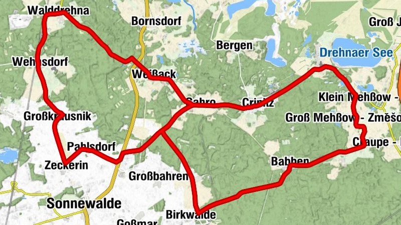 Zeckerin - Dorfkirche Gahro - Kirche Walddrehna - Kirche