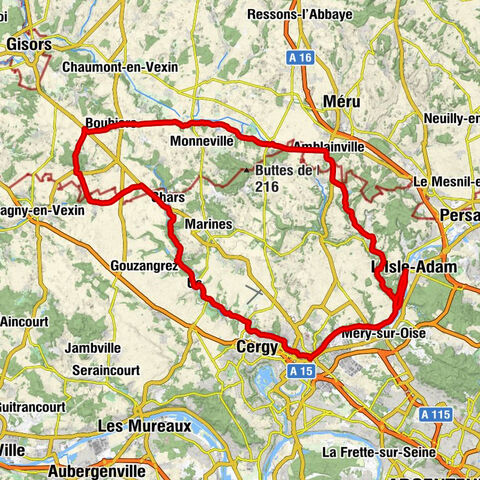 Auvers-sur-Oise - Église Notre-Dame - Église Saint-Pierre-aux-Liens et Saint-Étienne - Église Saint-Étienne.