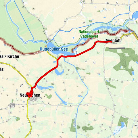 Aventoft - Fischerhäuser - Hörn - Landgasthof Fegetasch