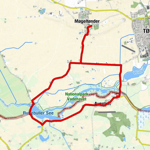 Fischerhäuser - Aventoft - Grenzkrog Aventoft