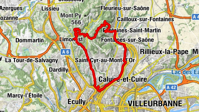 Collonges Fontaines - Col du Verdun - Col de la Croix de Presles - Col du Mont Thou